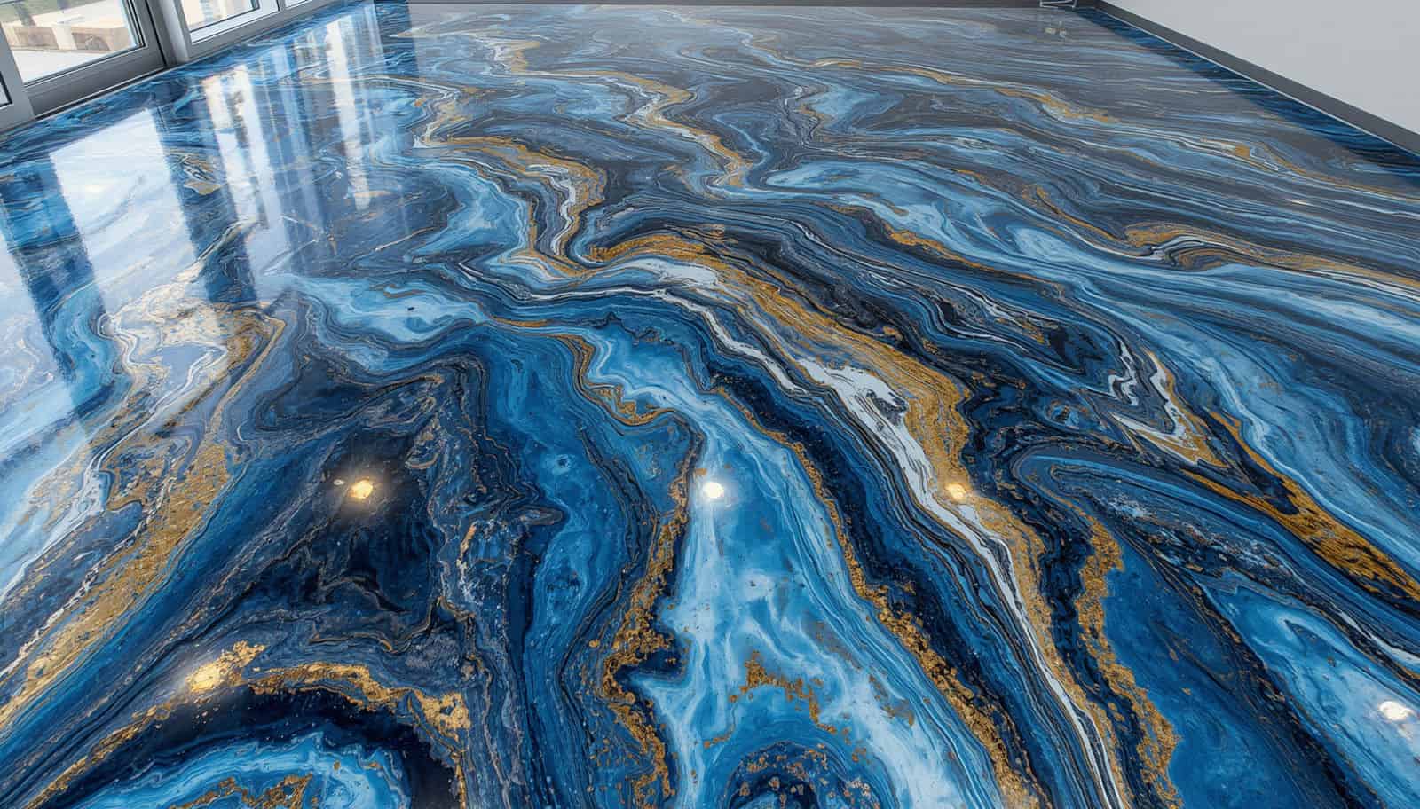 Epoxy Metallic Floors image
