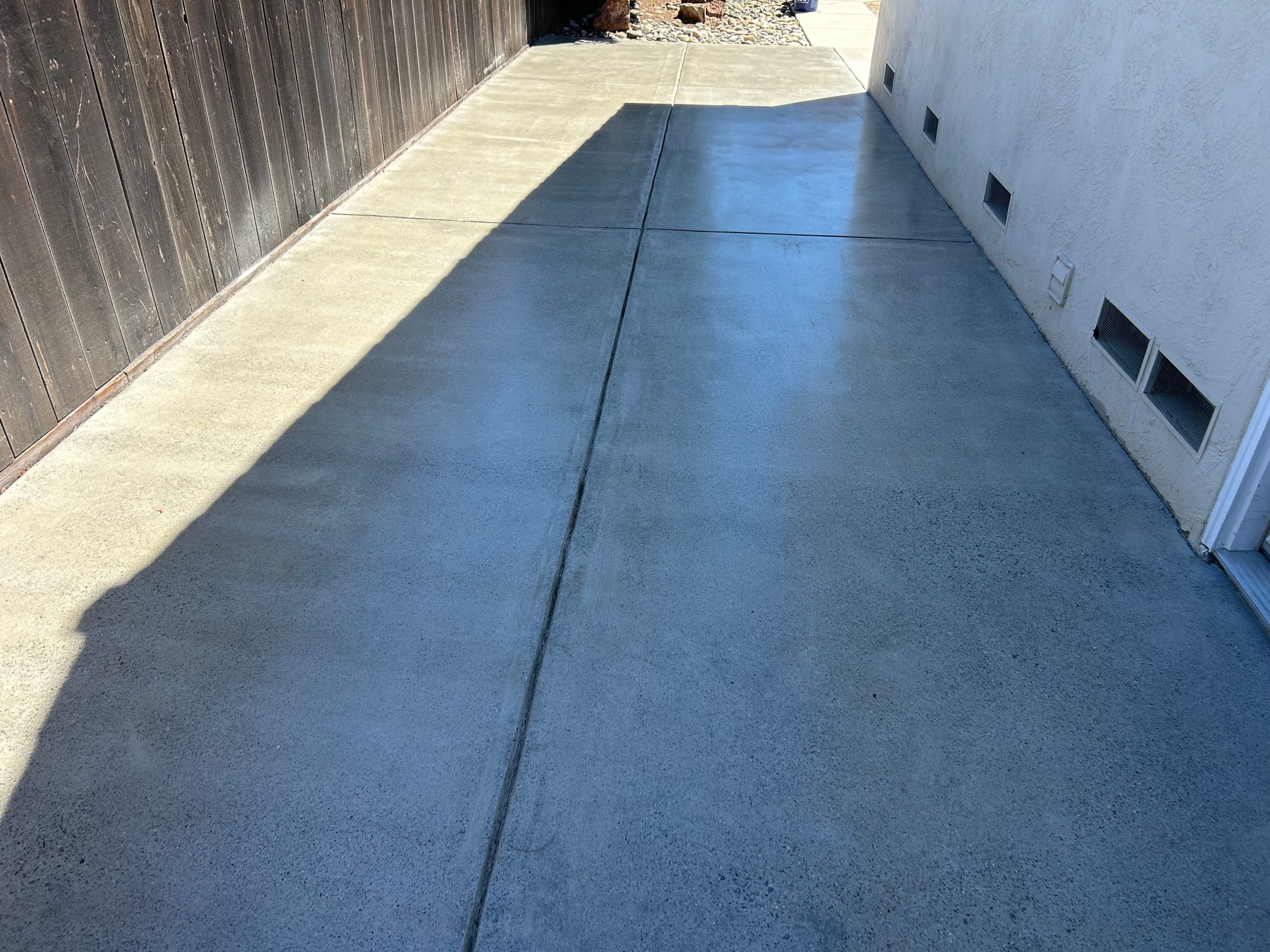 Project Concrete Grind and Seal on a Residential Side Yard Walkway image