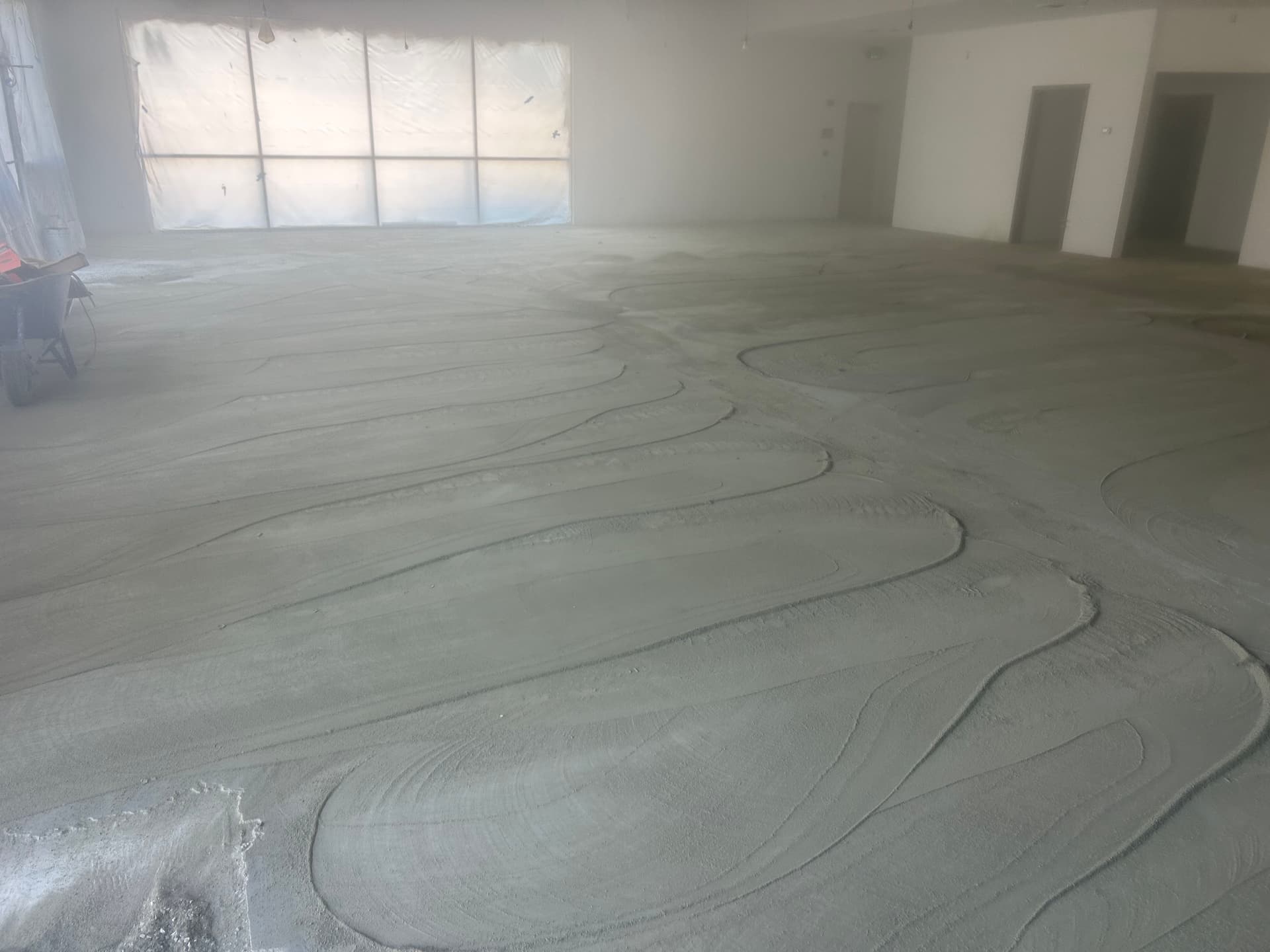 Gallery photos for Coffee Shop Floor Prep Done Right with Concrete Grinding and Self Leveler: Image #1