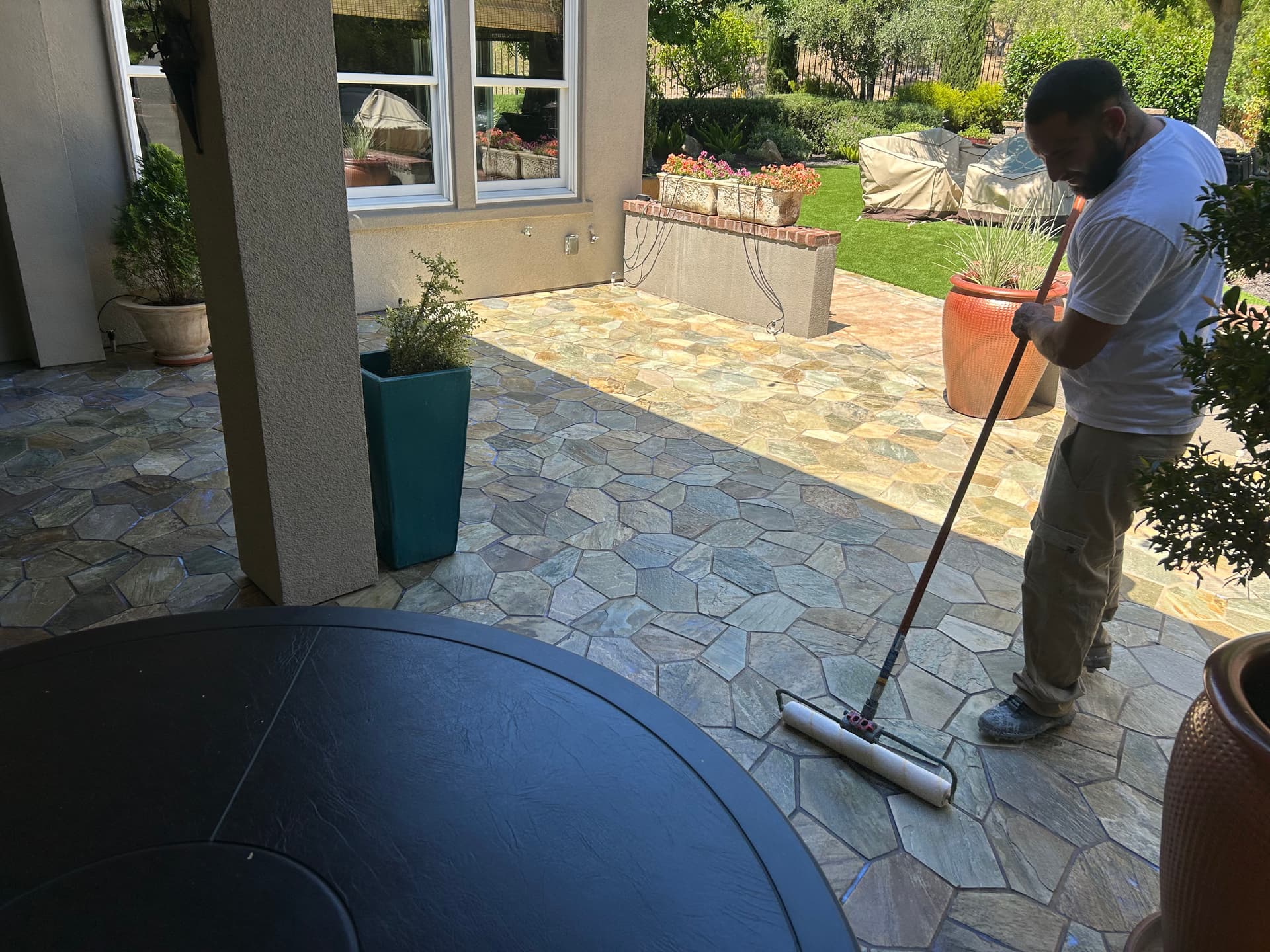 Gallery photos for Cleaning and Sealing Decorative Stone and Concrete Surfaces Right: Image #7