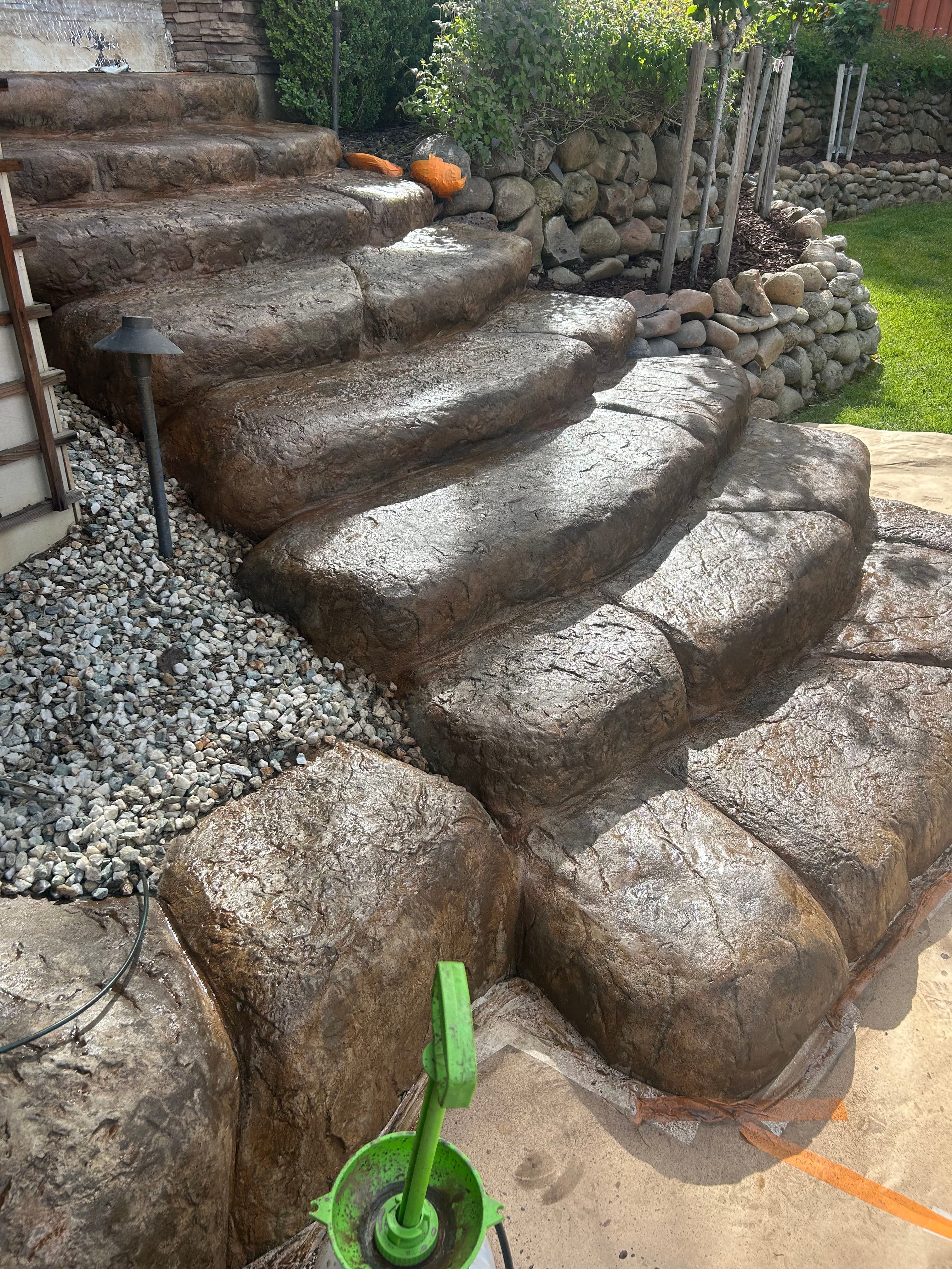 Project Cleaning and Sealing Decorative Stone and Concrete Surfaces Right image