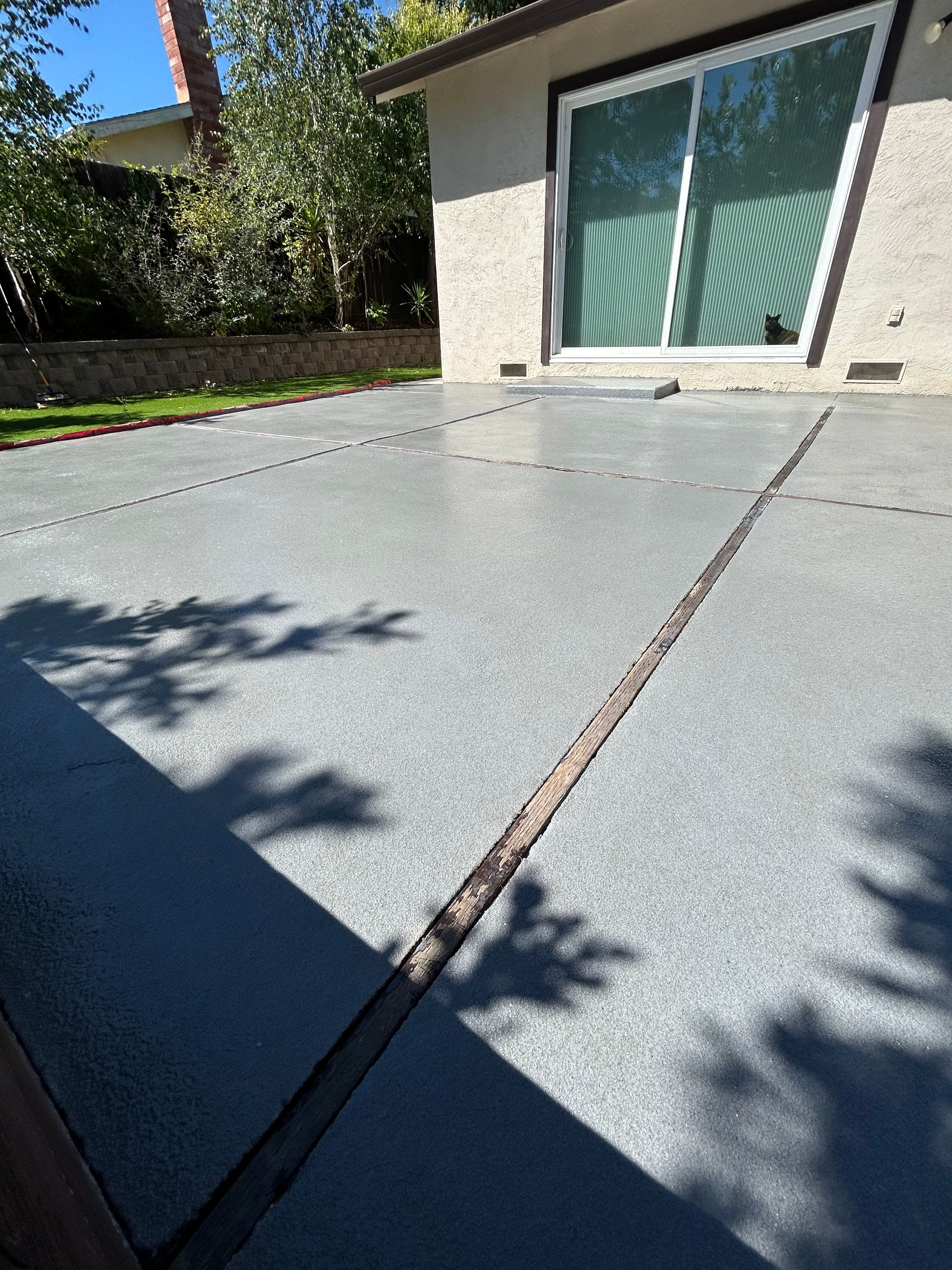Project Backyard Patio Gets a Sand Coating Epoxy and Poly Double Broadcast Finish image