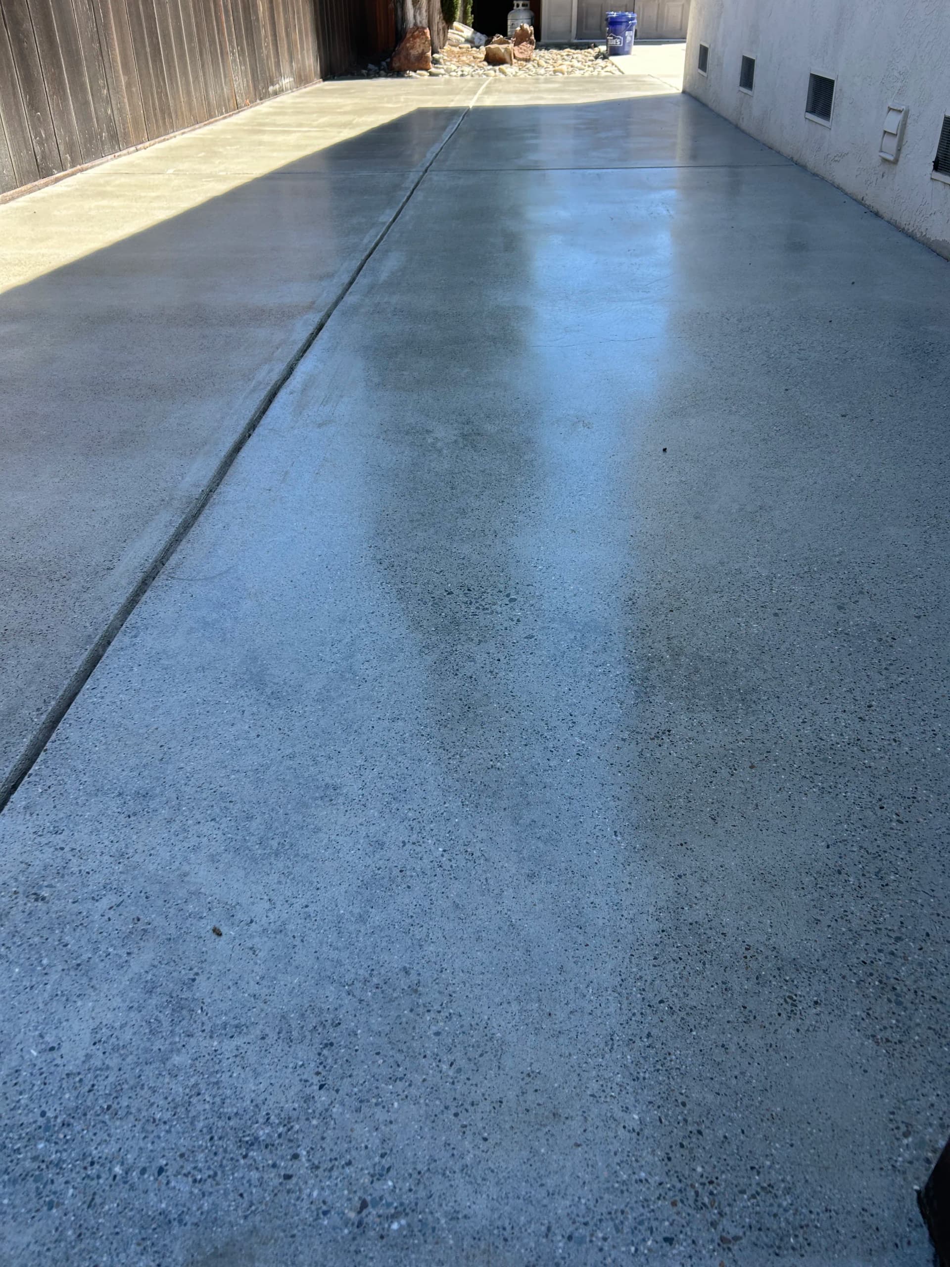 Gallery photos for Concrete Grind and Seal on a Residential Side Yard Walkway: Image #3