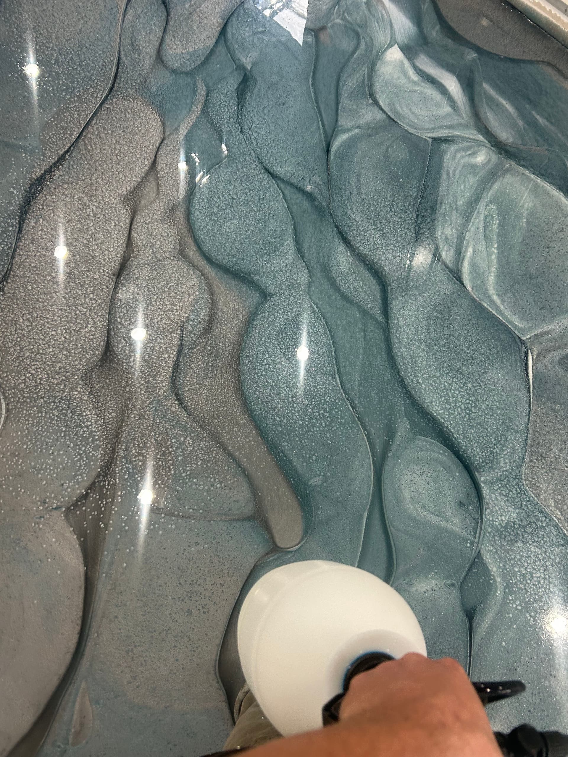 Gallery photos for Metallic Epoxy Garage Floor That Actually Stops People in Their Tracks: Image #6