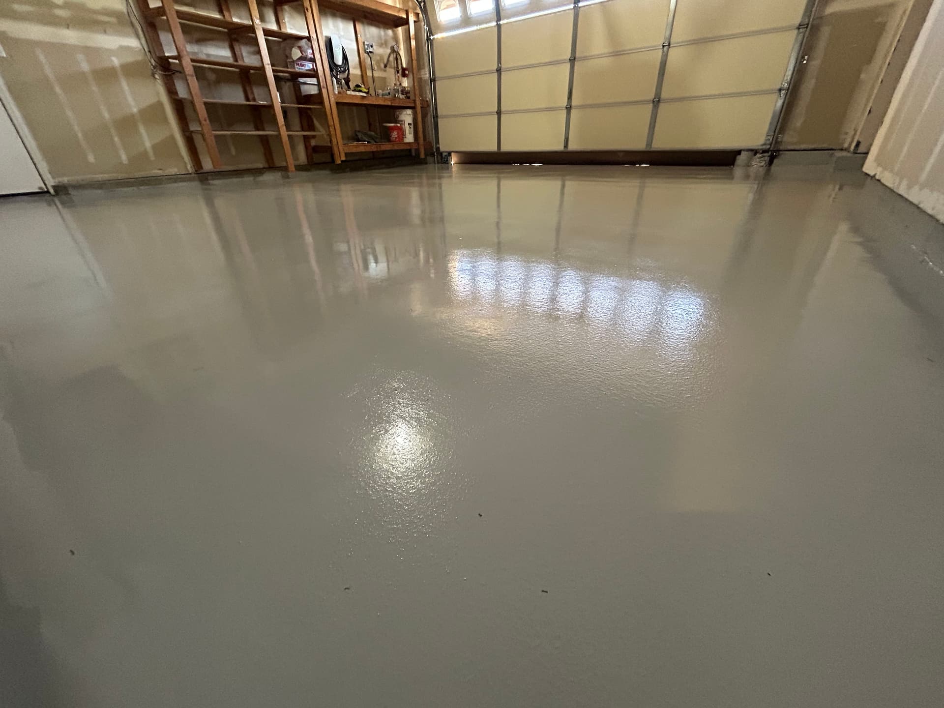 Worn-Out Garage Concrete Gets a Sharp Epoxy Upgrade image