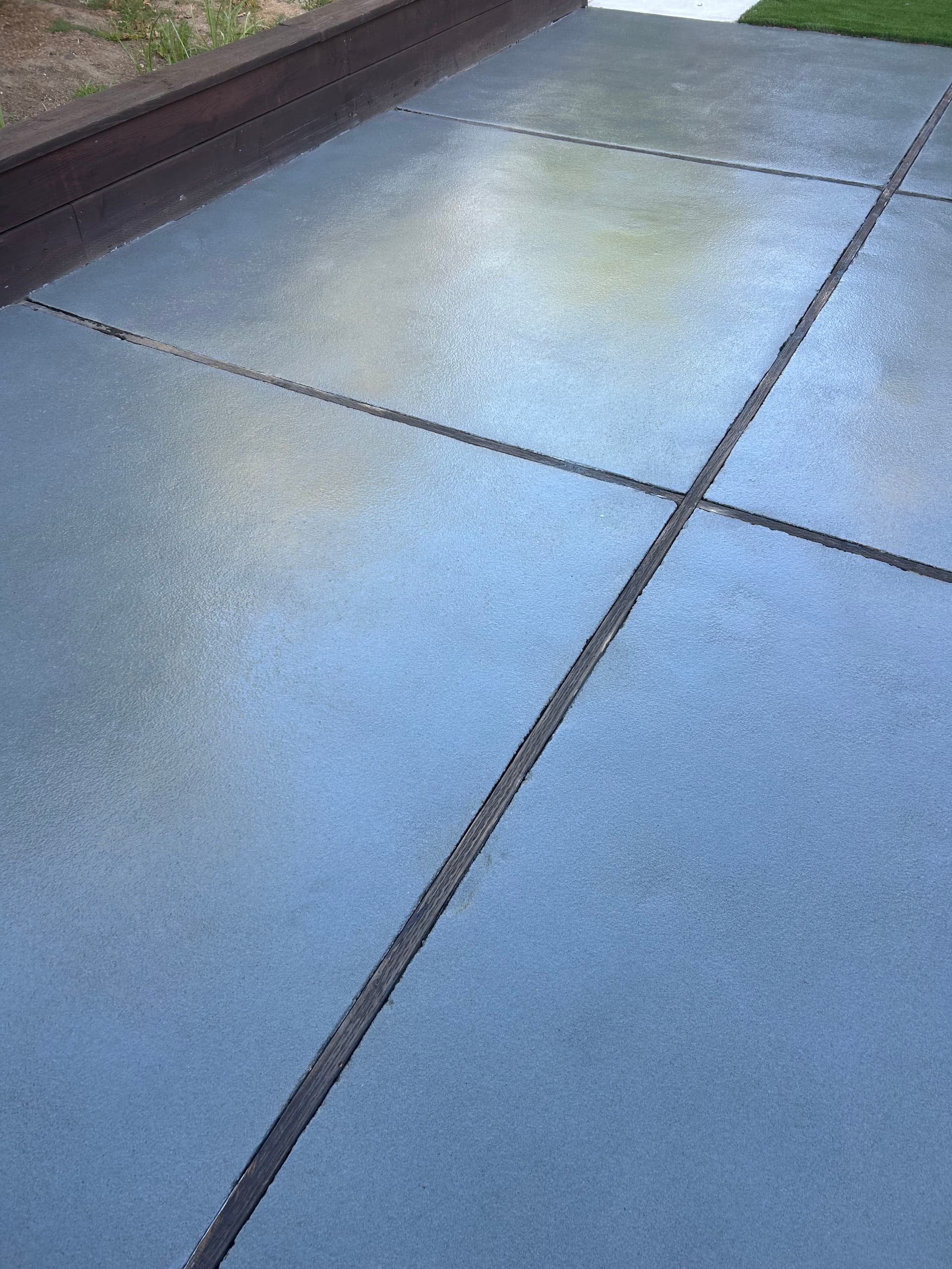 Gallery photos for Sand Broadcast Cement Overlay on a Backyard Patio: Image #2