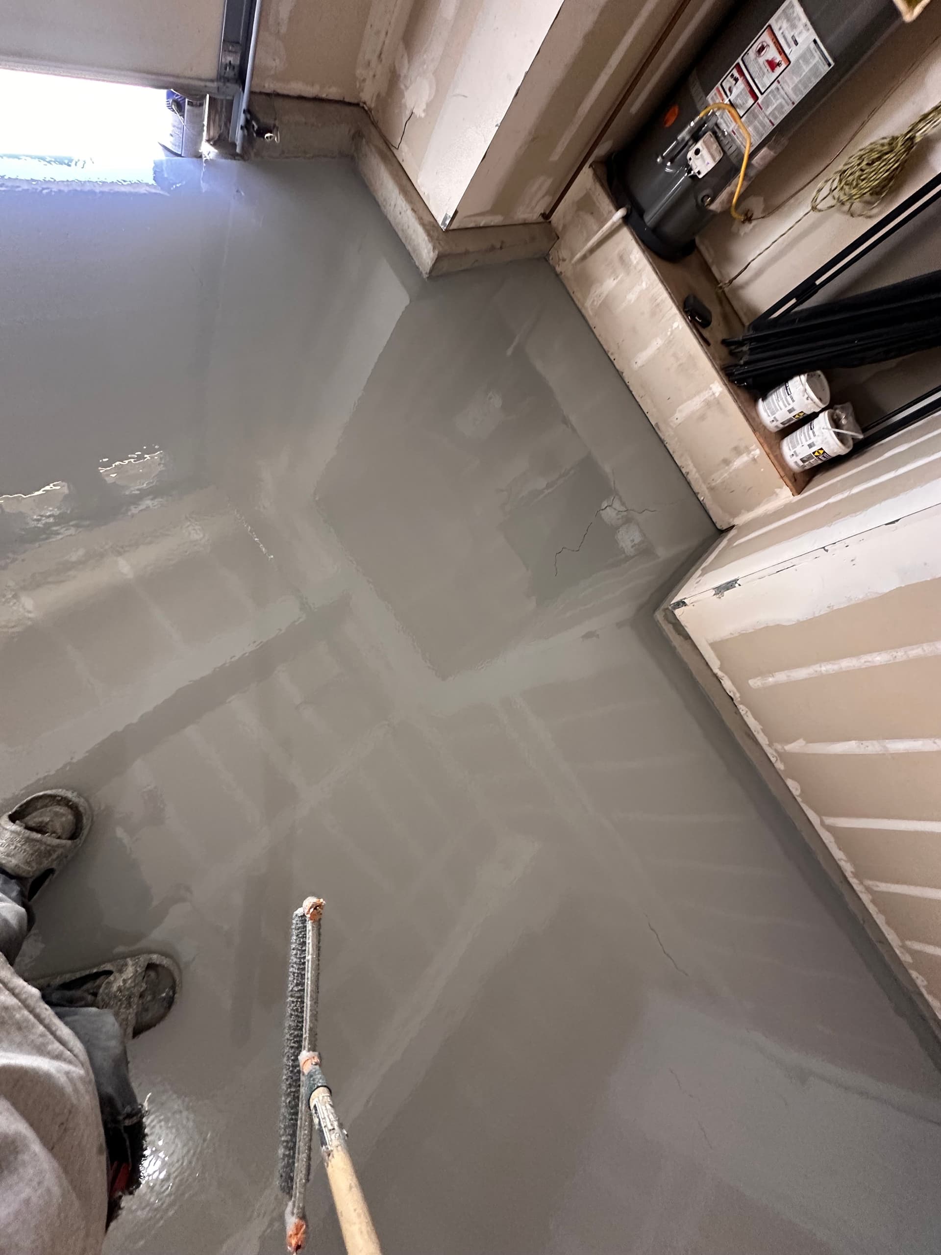 Gallery photos for Worn-Out Garage Concrete Gets a Sharp Epoxy Upgrade: Image #9