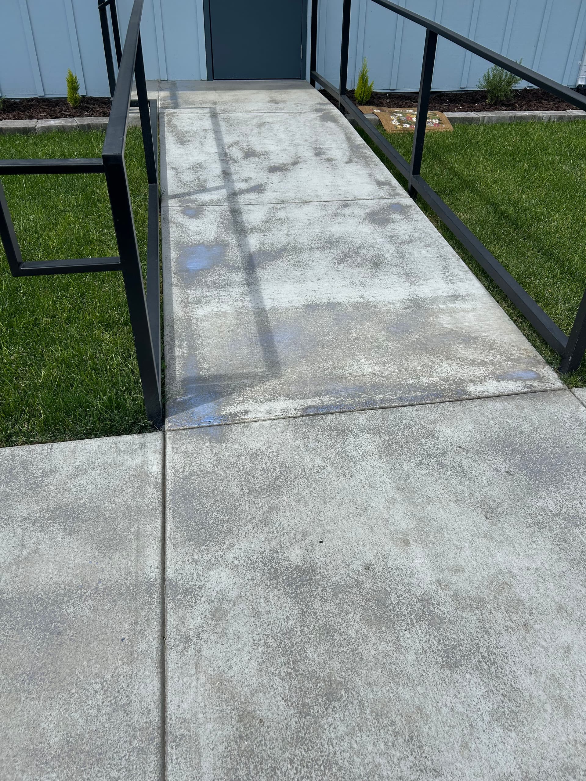 Gallery photos for Concrete Walkway Cleaning and Sealing at a Multi-Unit Property: Image #1